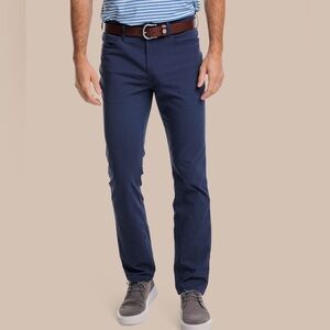 Southern Tide Men’s Dark Blue Intercoastal Performance Pants 34x30